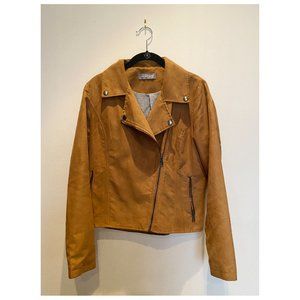 Bagatelle Tan Moto Jacket | Size M